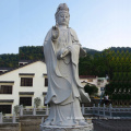 Outdoor marble guan kuan yin buddha stone goddess of mercy statue